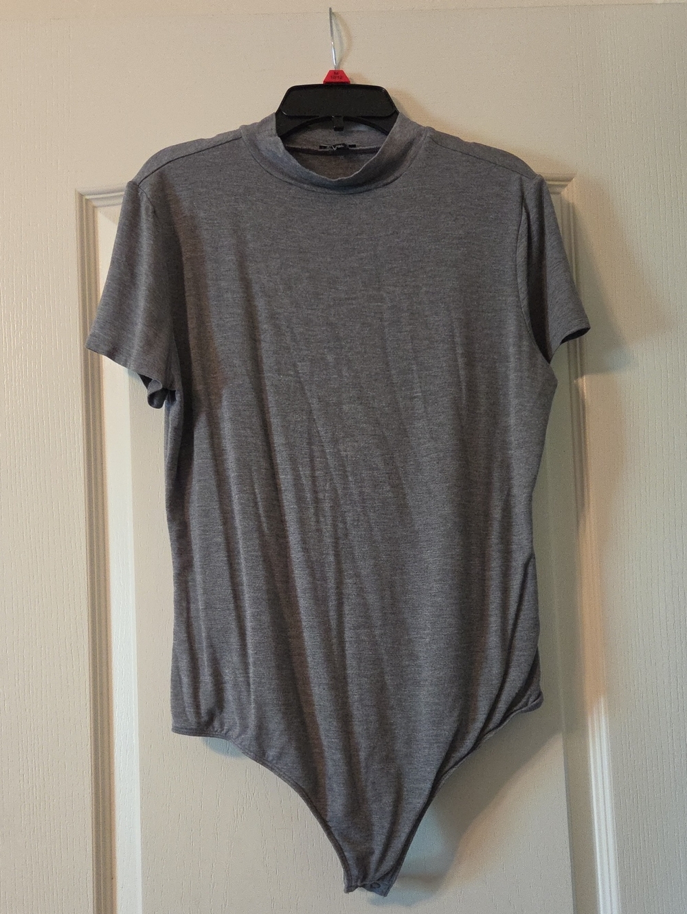 Express Men's Gray Short-Sleeve Bodysuit